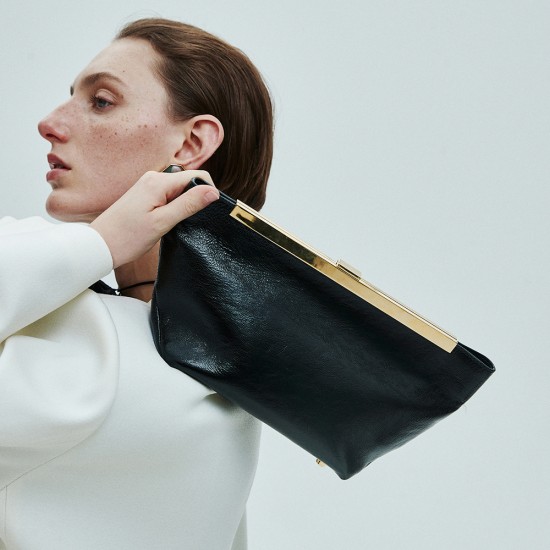 Calfskin Envelope Bag, Hand-Held Bag - Memoo.com